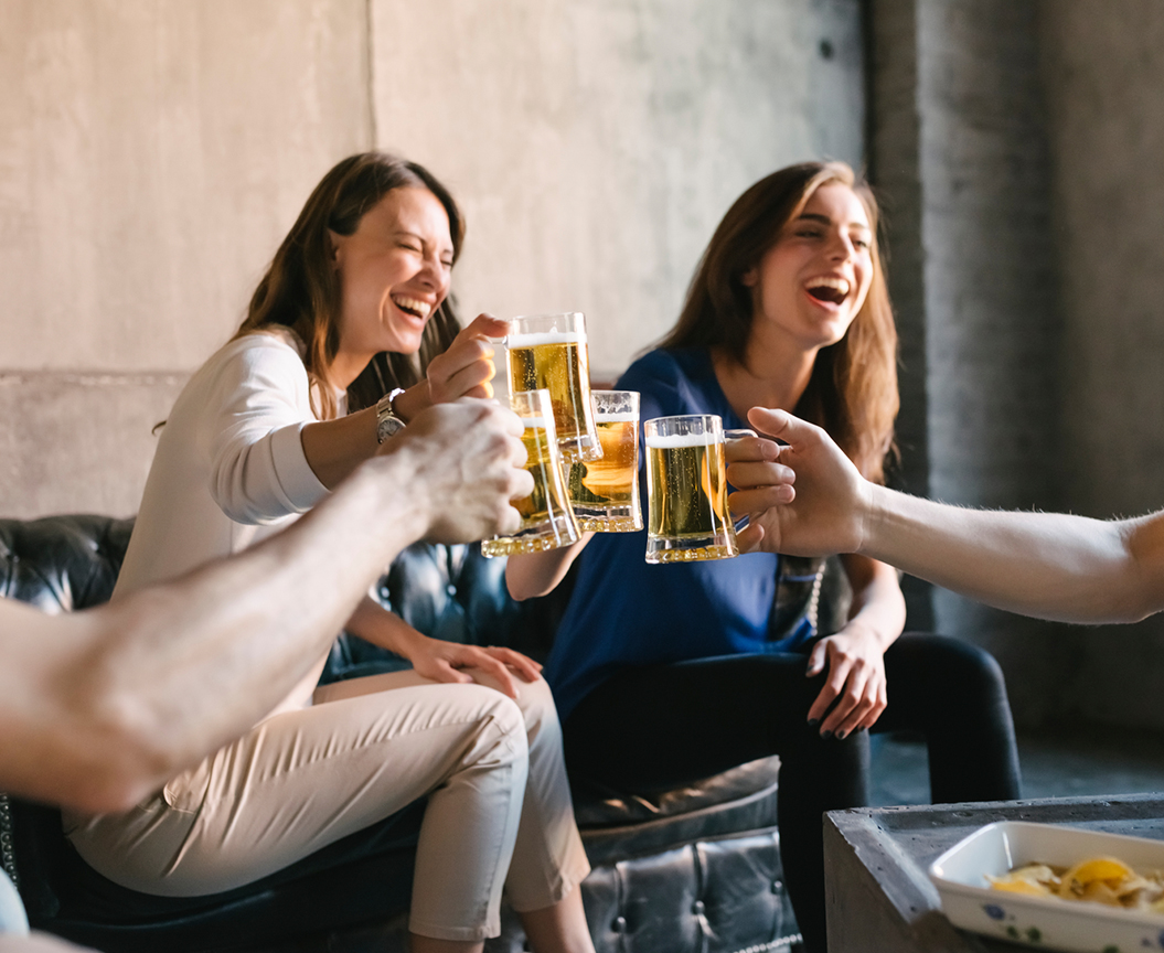 Ladies enjoying some drinks