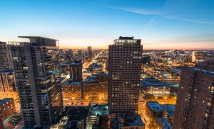 Stunning view of downtown Chicago