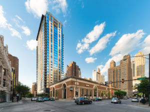Exterior of building from street level